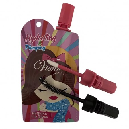 Polyester plastic cosmetic samples sachet eye shadow pouch with screw cap Polyester plastic cosmetic samples sachet eye shadow pouch with screw cap